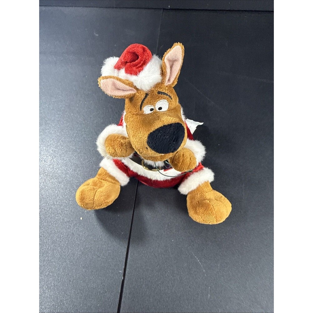 Vintage Scooby-Doo Gemmy Light Up And Singing 8 Inch Christmas Plush Working